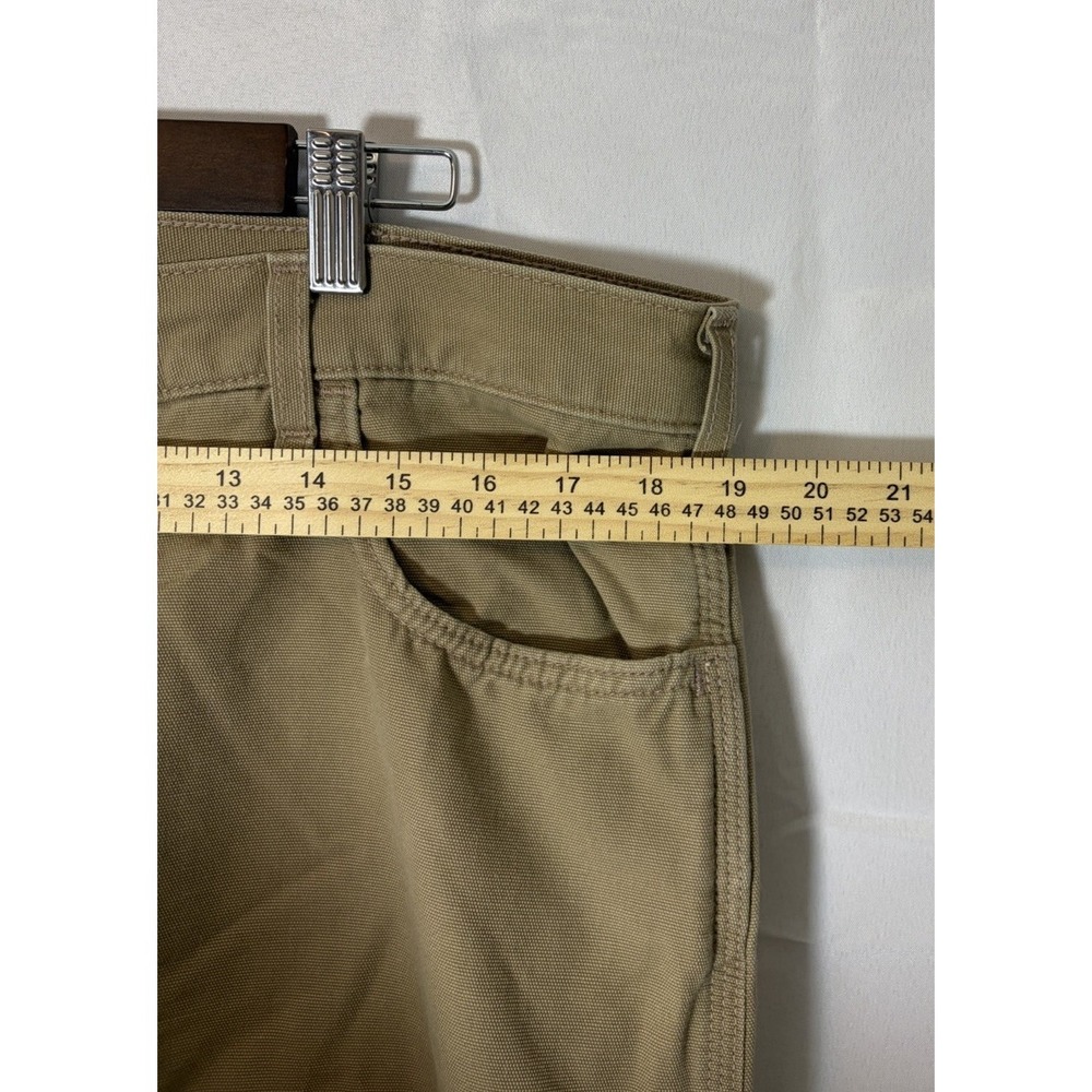 Carhartt FR Pants Mens 38x32 Beige Flame Resistant Canvas Work Carpenter CAT 2 - Picture 13 of 16